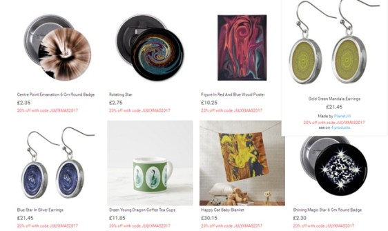 zazzle spieklyart products