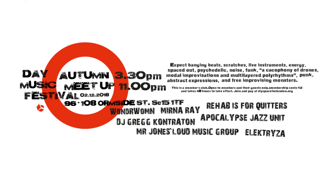 Autumn Meeting London Music festival 2018 leaflet