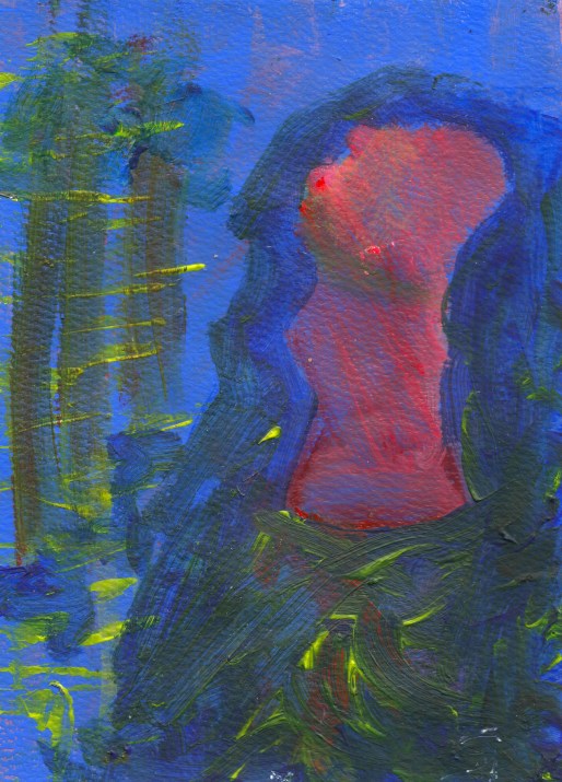 Zen Monk On The Hill painting